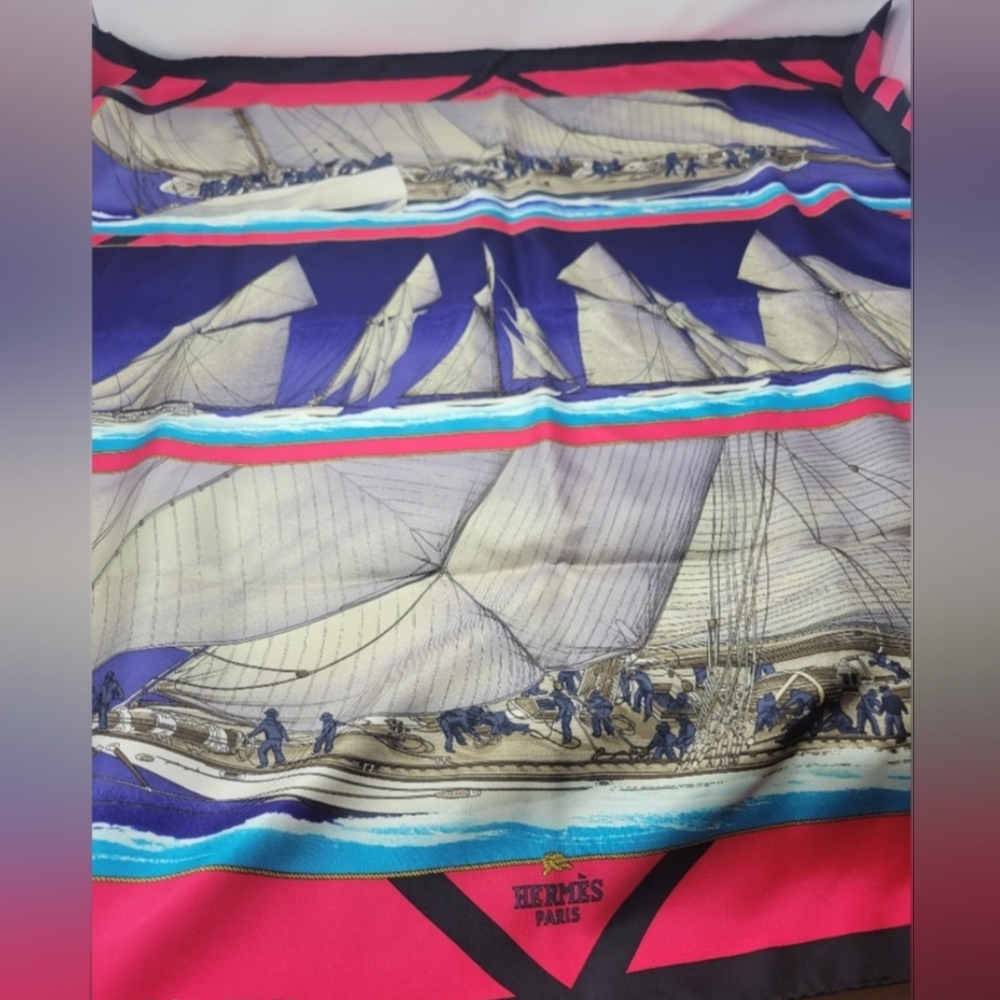 Hermes Silk Scarf with Box - Picture 3 of 10